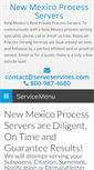 Mobile Screenshot of newmexicoserviceofprocess.com